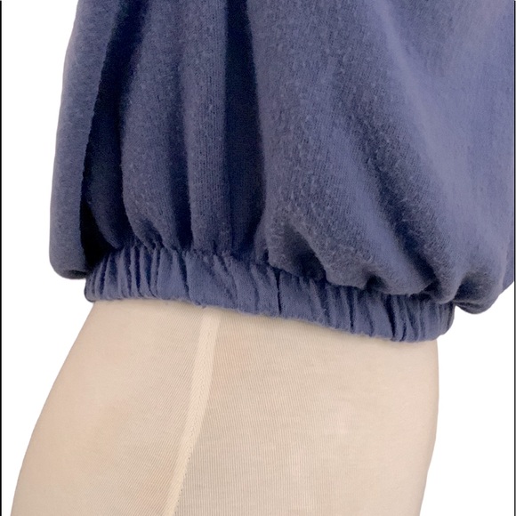 Altar’d state cropped cinched elastic hem long sleeved pullover - Picture 6 of 12